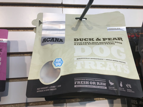 Acana Dog Treat Singles Duck & Pear 1.25oz