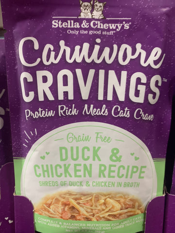 Stella & Chewy's Cat Carnivore Cravings (Duck & Chicken) 2.8oz