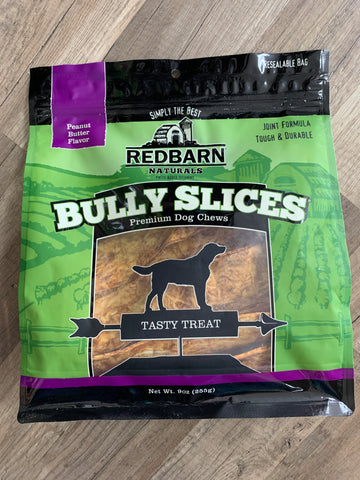 RedBarn Natural Bully Slices - Peanut Butter (9oz)