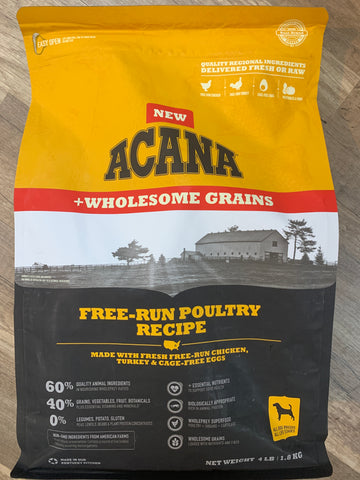 Acana Free Run Poultry + Wholesome Grains (11.5 Lbs.)