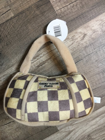 Chewy Vuitton Checkered Bag