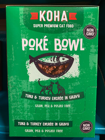 Koha Cat Poke Bowls (G/F) - Tuna & Turkey
