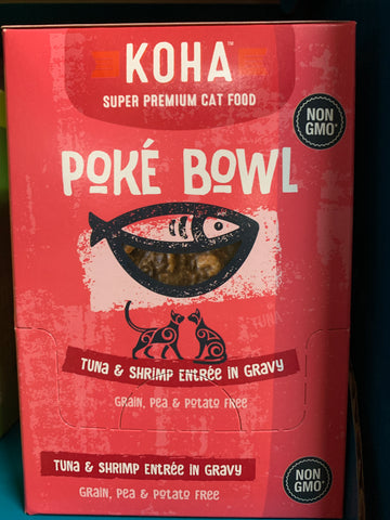 Koha Cat Poke Bowls (G/F) - Tuna & Shrimp