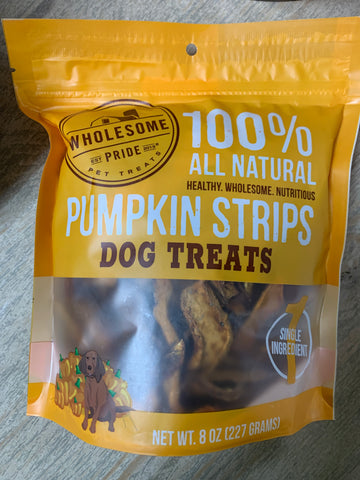 Wholesome Pets Pumpkin Strips 16 oz.
