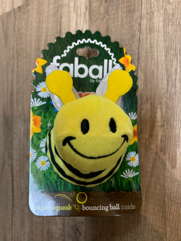FabDog Bumble Bee Ball (small)