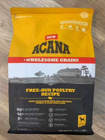 Acana Free Run Poultry + Wholesome Grains (4 Lbs.)