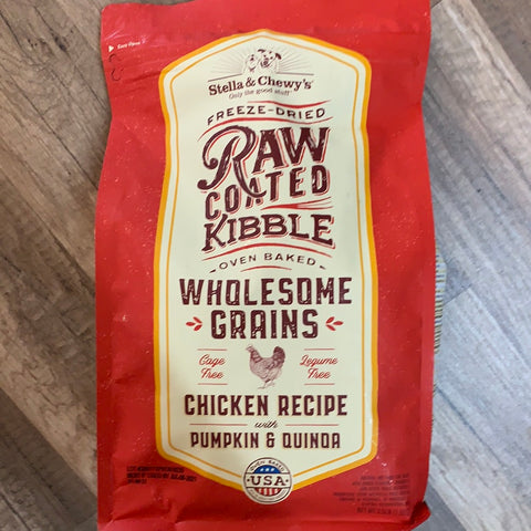 Stella & Chewy's Dog Raw-Coated Chicken & Wholesome Grains (3.5 Lbs)