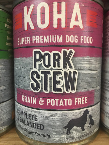 Koha Dog Grain Free Pork Stew 12.7oz