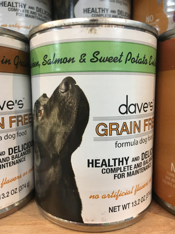 Dave's Pet Food Grain-Free Chicken/Salmon/Sweet Potato 13 oz