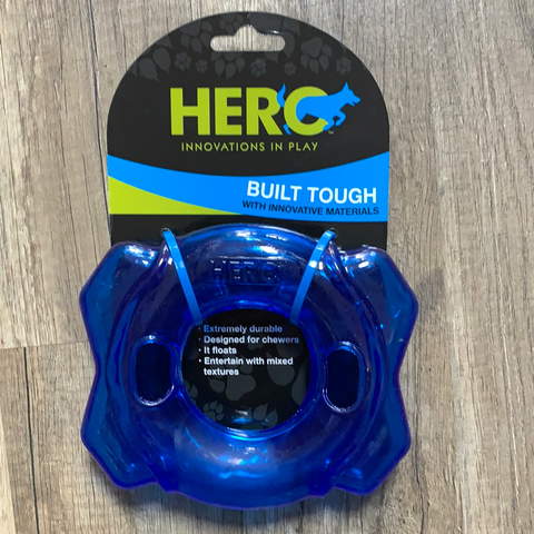Hero Dog Treat Dispenser Blue (Ring)