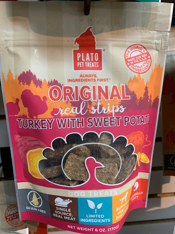 Plato Turkey & Sweet Potato Strips 6 oz.