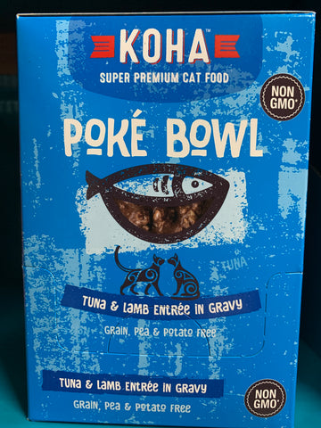 Koha Cat Poke Bowls (G/F) - Tuna & Lamb