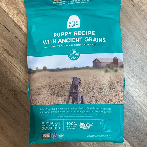 Open Farm Dog Puppy - Wholesome Grains 22 Lbs