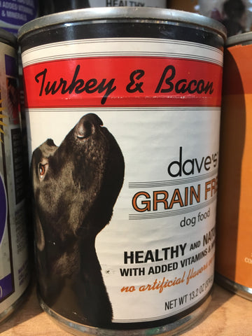 Dave's Pet Food Grain-Free Turkey & Bacon 13 oz