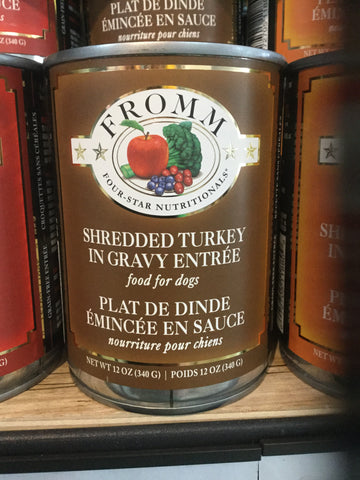 Fromm Dog Shredded Turkey can 12oz