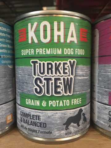Koha Dog Grain Free Turkey Stew 12.7oz