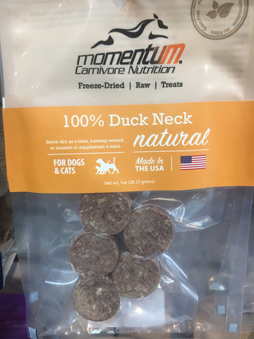 Momentum Carnivore Nutrition Duck Necks 3 oz.