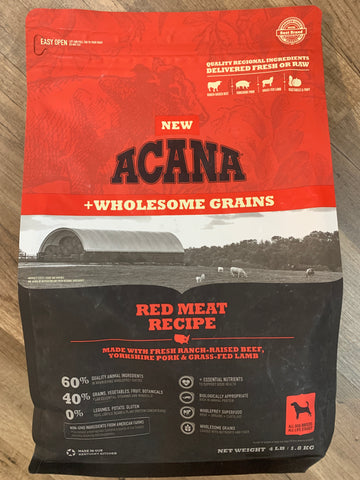 Acana Red Meat Blend + Wholesome Grains (4 Lbs.)
