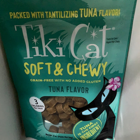 TikiCat Soft & Chewy Treats (Tuna) 2 oz.