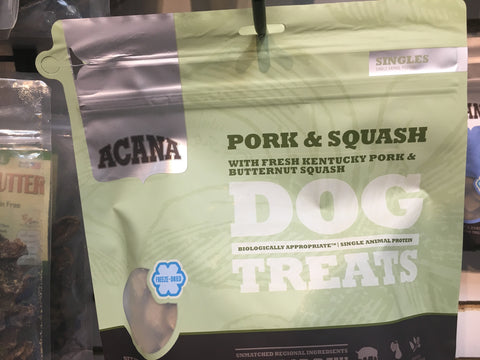 Acana Dog Treats Singles Pork & Squash 3.25oz