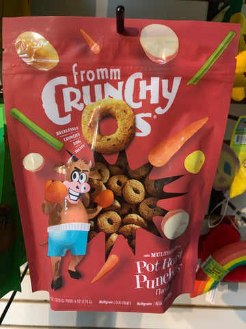 Fromm Pot Roast Punchers Crunchy-O's Treat 6oz