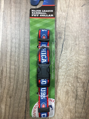 Chicago Cubs Dog Collar Medium