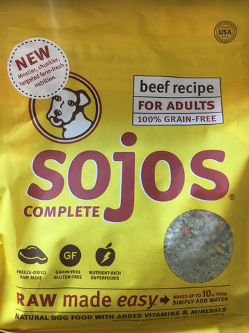 Sojo's Dog Complete Adult Beef 1.75 Lbs.