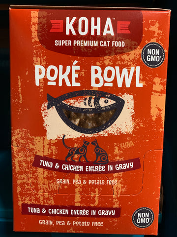 Koha Cat Poke Bowls (G/F) - Tuna & Chicken