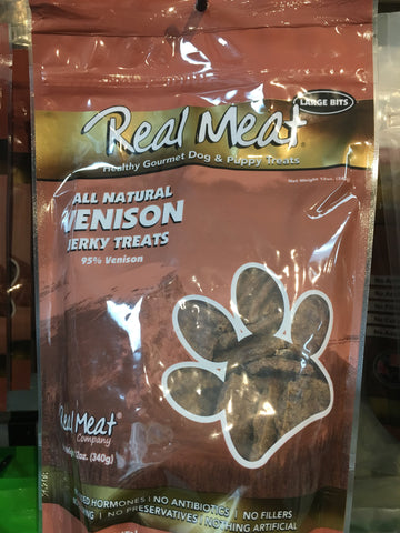 The Real Meat Company Venison Treat Dog 12z