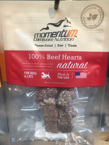 Momentum Carnivore Nutrition Beef Hearts 1 oz.