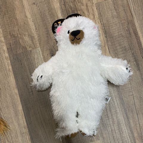 FabDog Fluffy Polar Bear (small)