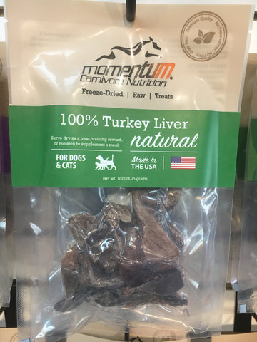 Momentum Carnivore Nutrition Turkey Liver 1 oz.