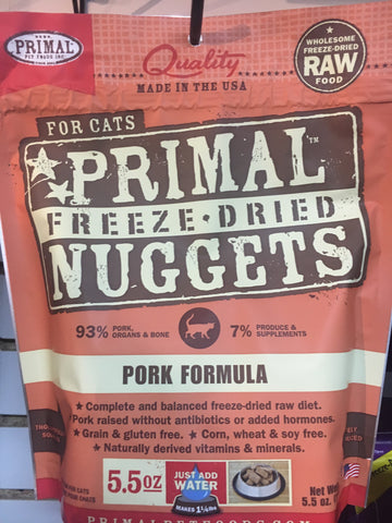 Primal FD Cat Pork Nugget 5.5oz