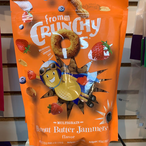 Fromm Peanut Butter Jammers Crunchy-O's Treat 6oz.