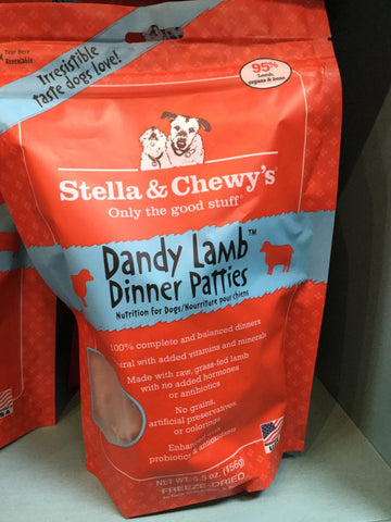 Stella & Chewy's Dog FD Lamb Dinner Patties 14oz